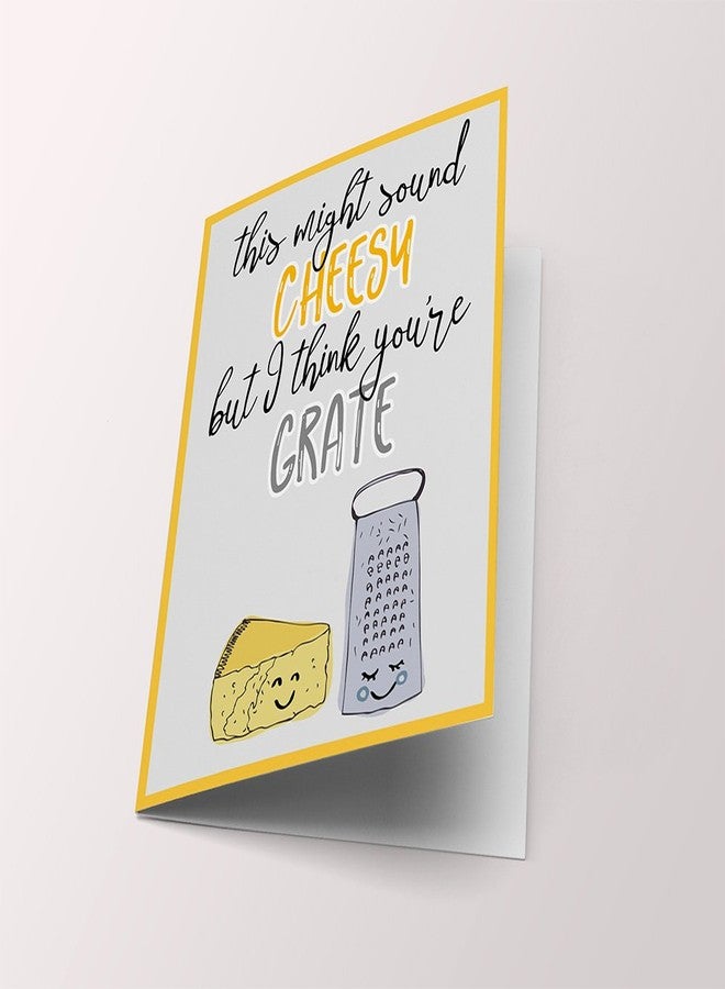 Alterego You're So Grate! - Puns for Love Greeting Card (6 * 4 in) - Image 1